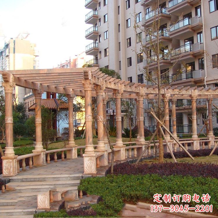 大同小区石雕花架长廊
