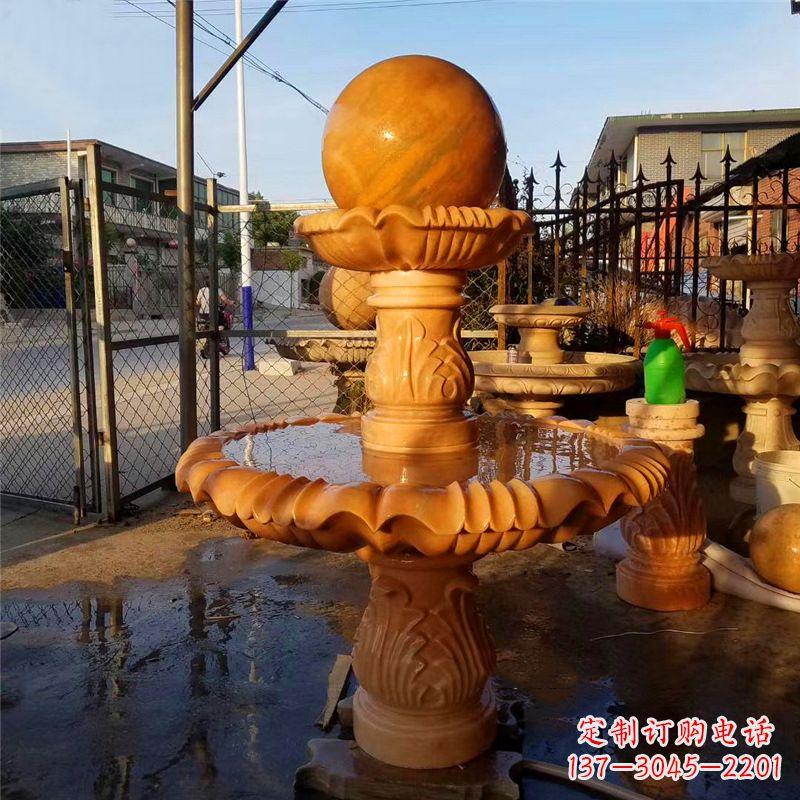 大同小区石雕喷泉塔