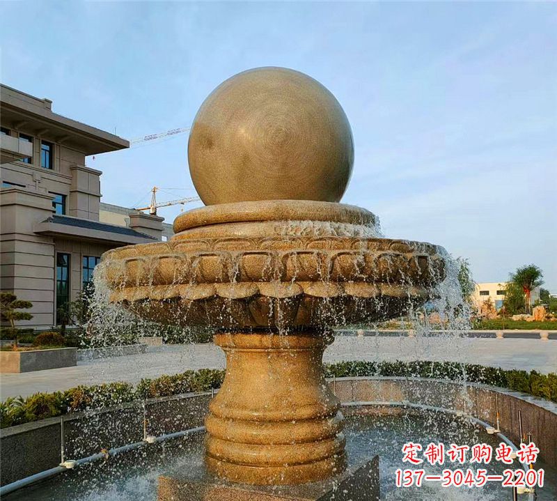 大同小区石喷泉雕塑