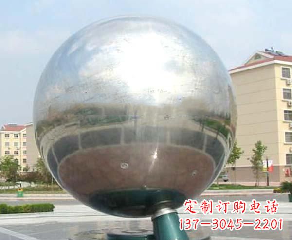 大同校园不锈钢抽象地球仪雕塑