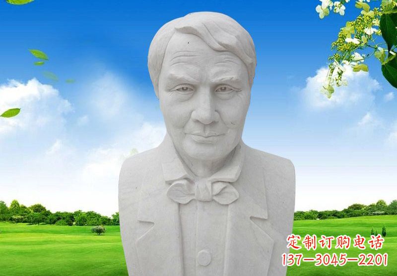 大同校园大理石爱迪生头像
