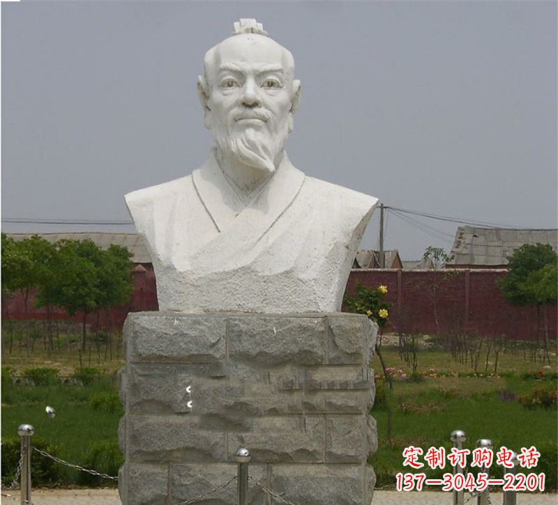 大同校园大理石张衡雕塑