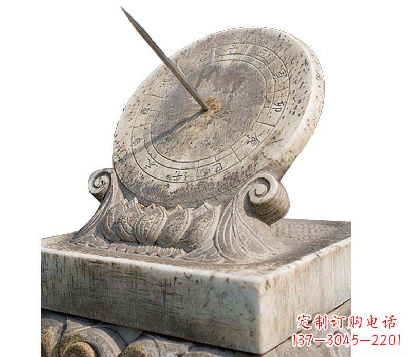 大同校园大理石日晷景观石雕