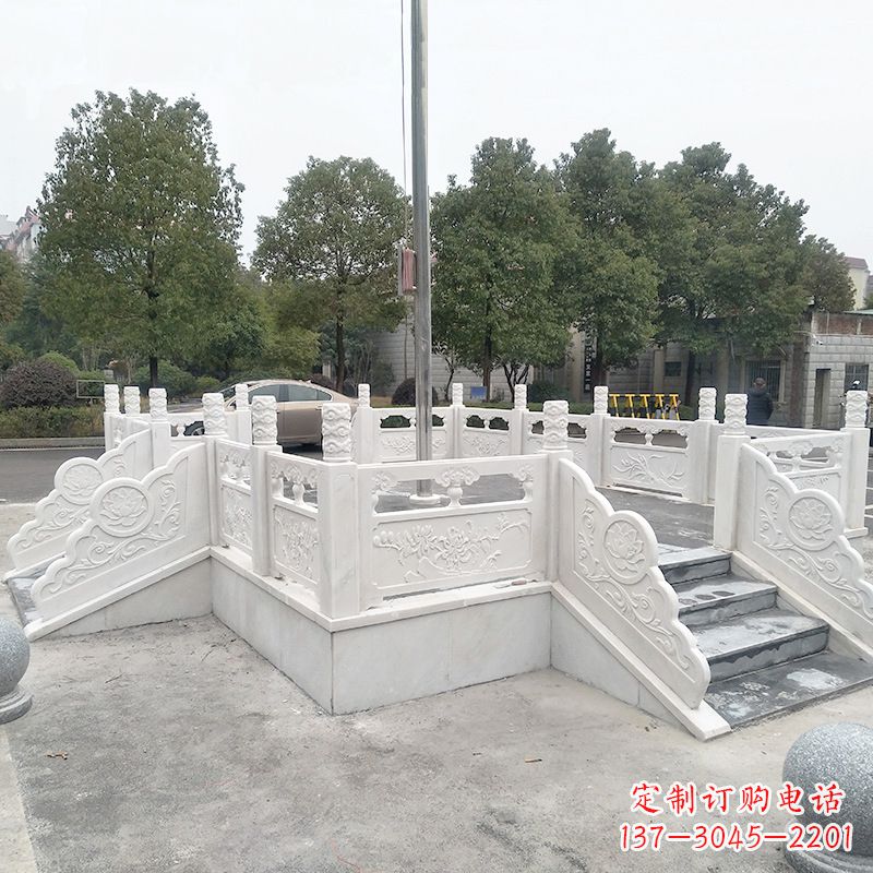 大同校园广场石雕升旗台