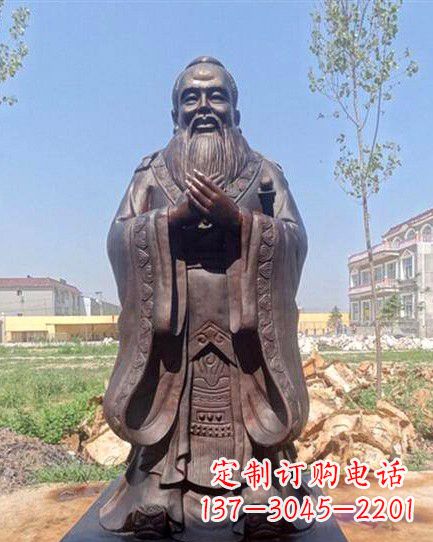 大同校园孔子雕像 (2)