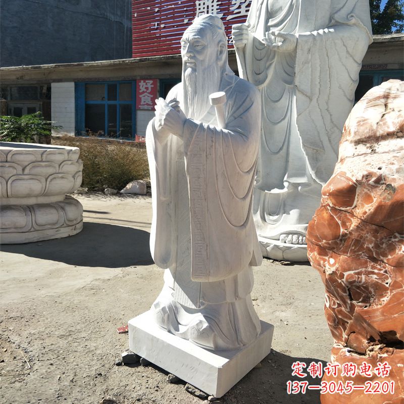 大同校园孔子像雕塑
