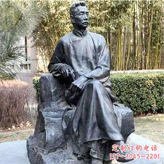 大同校园名人鲁迅雕塑