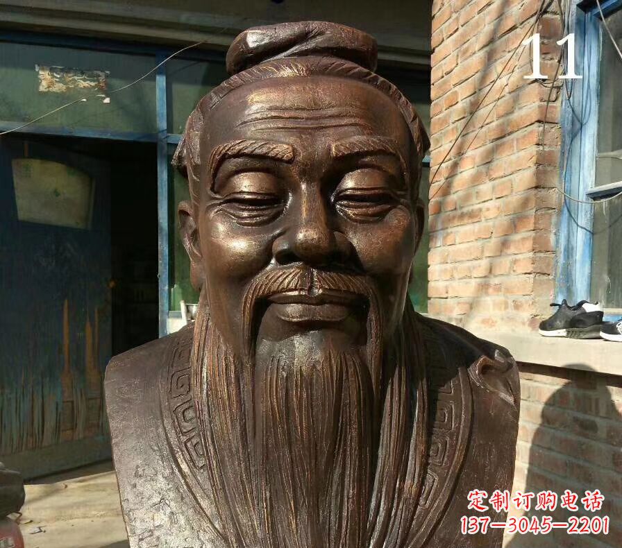 大同校园名人铜雕 人物雕塑