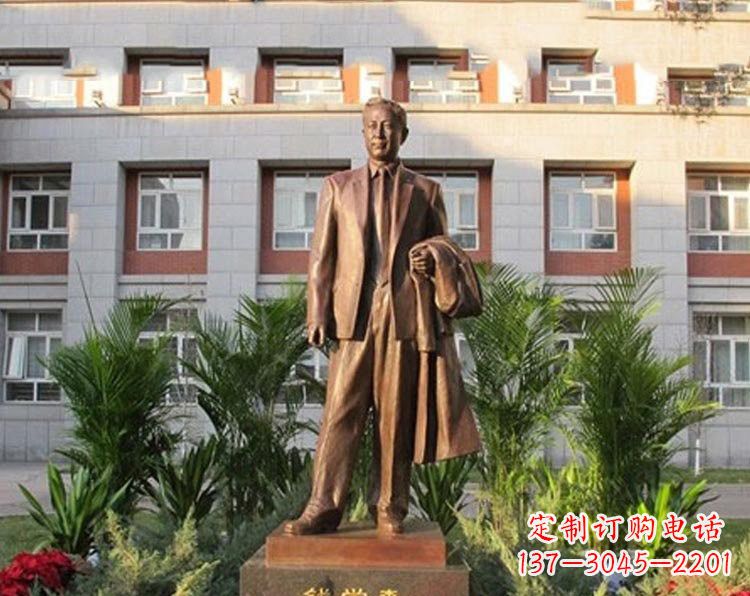 大同校园钱学森铜雕