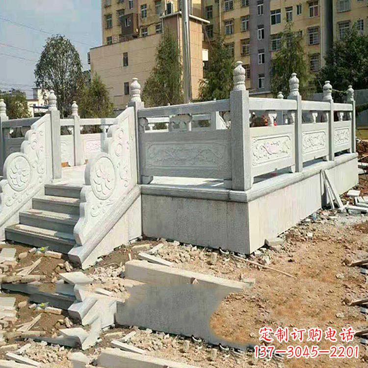 大同校园青石升旗台