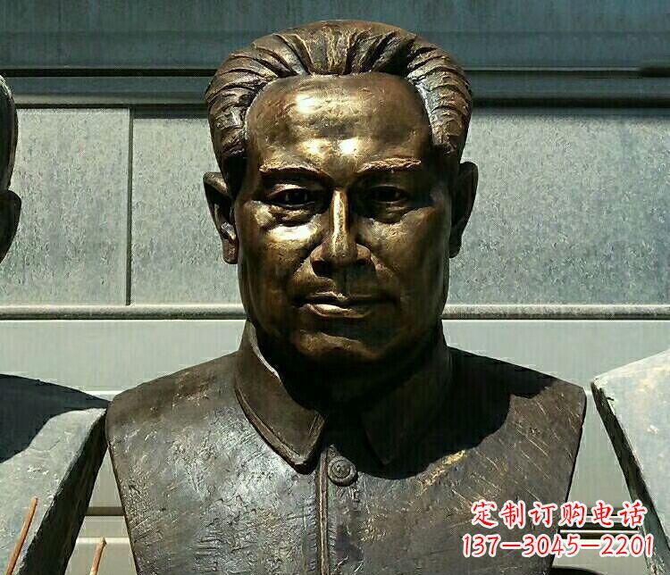 大同校园周恩来胸像铜雕