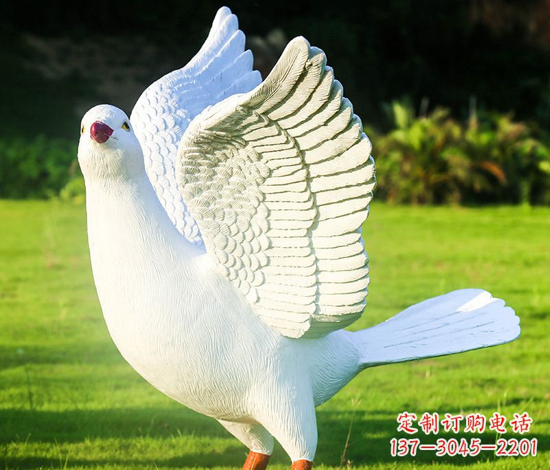 大同写真雕塑和平鸽