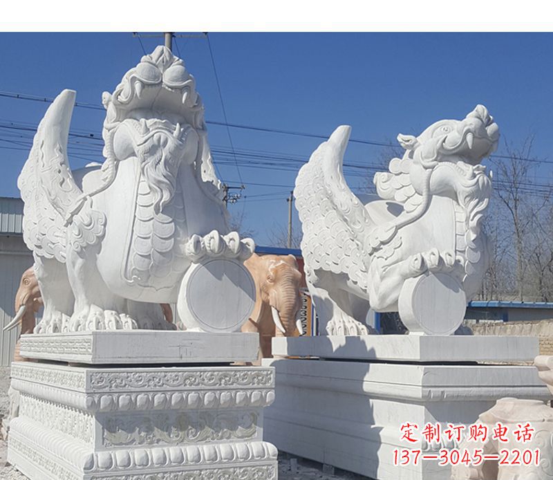 大同獬豸法院门口神兽石雕