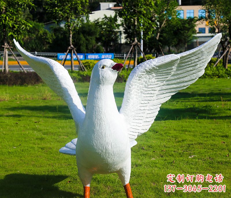 大同新县和平鸽雕塑