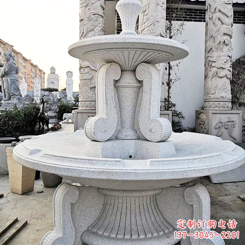 大同许愿池喷泉 石雕