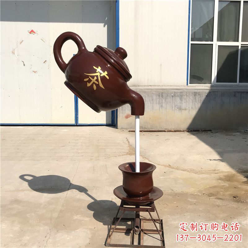 大同悬空茶壶流水喷泉