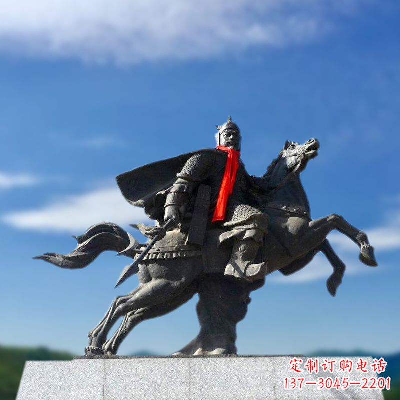 大同薛仁贵西征雕塑-唐初著名将领中国历史名人雕像