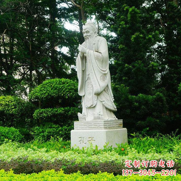 大同学校名人铜像雕塑 孔子铜像雕塑