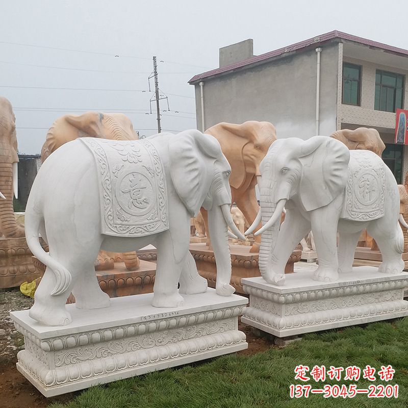 大同学校石雕大象