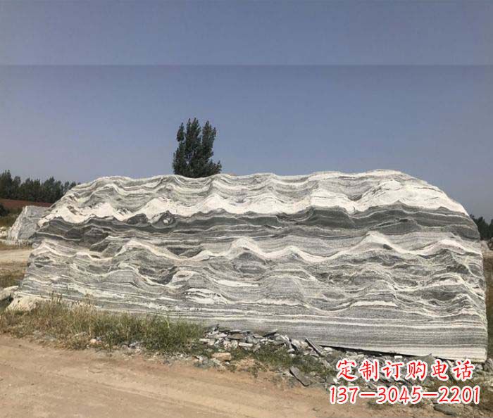 大同雪浪石假山公园景观石雕