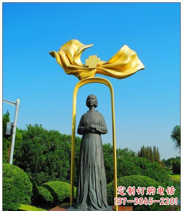 大同医院南丁格尔名人铜雕