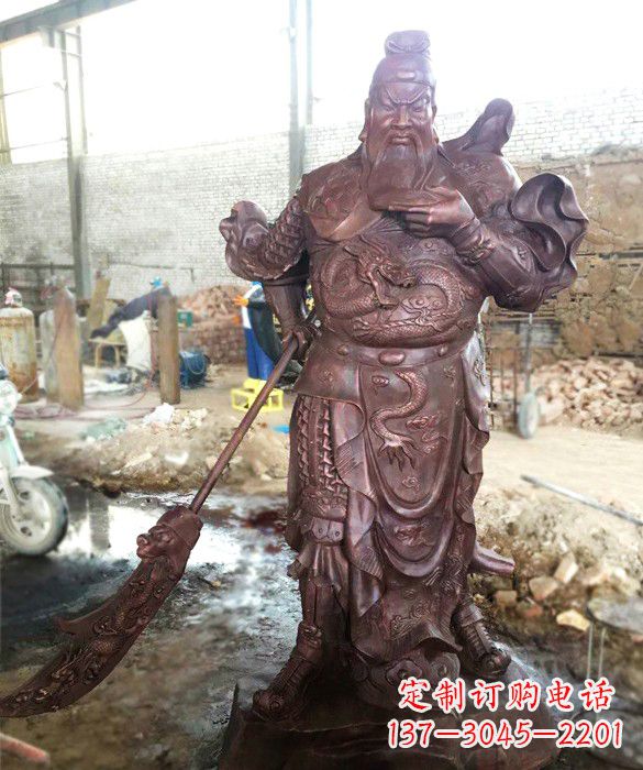 大同义薄云天关公像