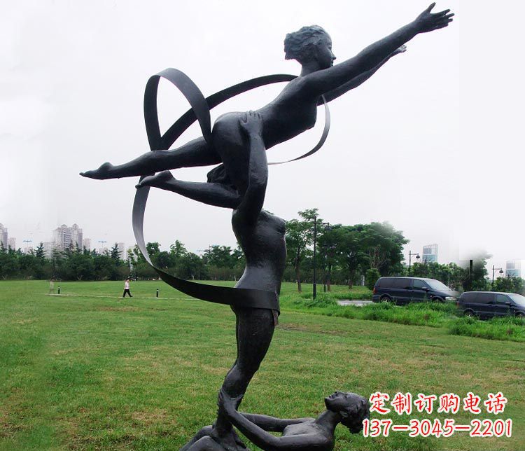 大同艺术体操运动员雕塑