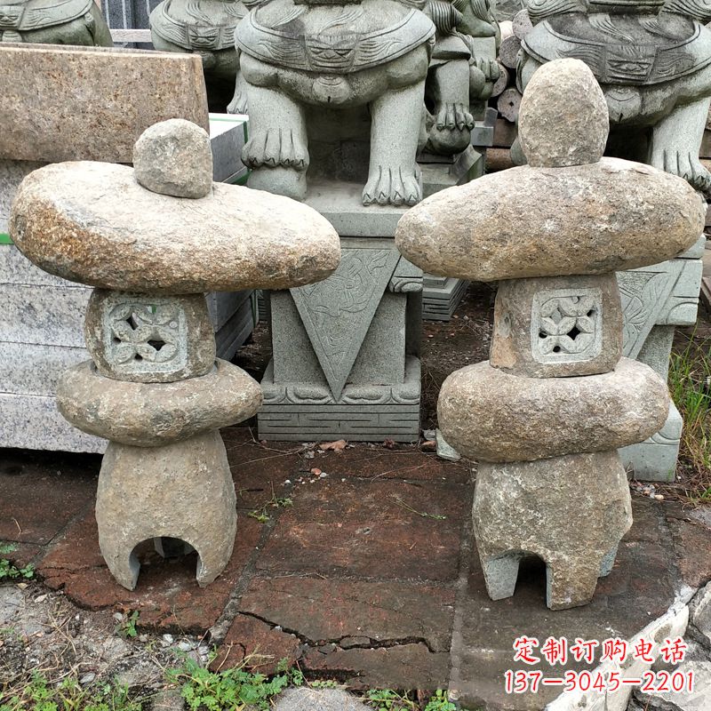 大同异形现代石灯笼