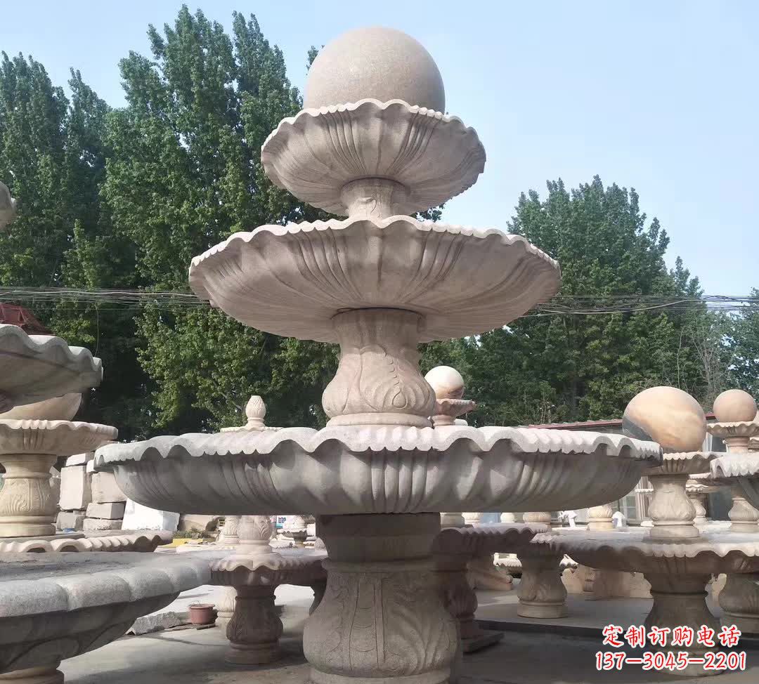 大同音乐风水球石雕