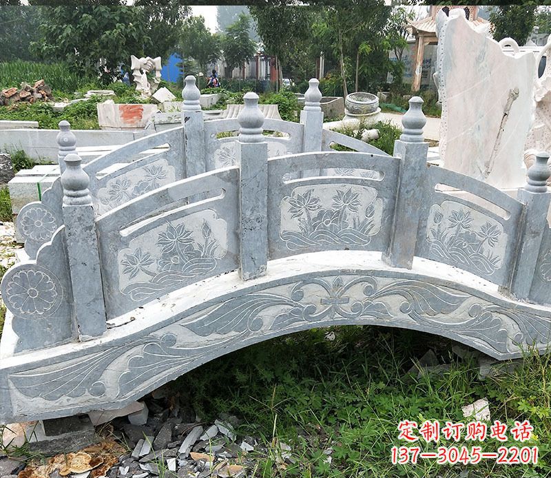 大同园林仿古石拱桥景观石雕 (3)