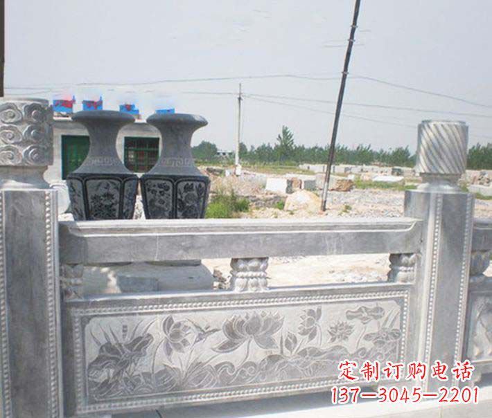 大同园林仿古石栏板景观石雕 (3)