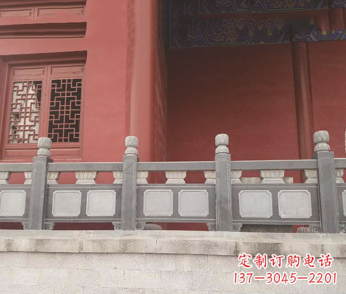 大同园林仿古石栏板景观石雕 (8)