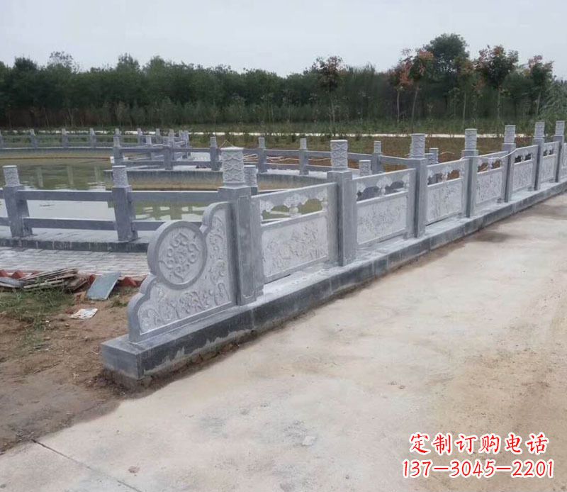 大同园林仿古石栏板景观石雕 (11)