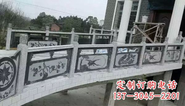 大同园林仿古石栏板景观石雕 (10)