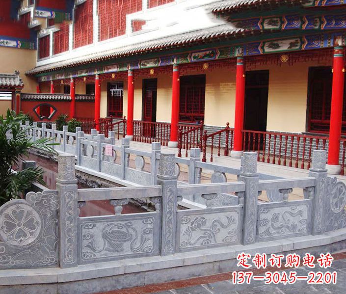 大同园林仿古石栏板景观石雕 (12)