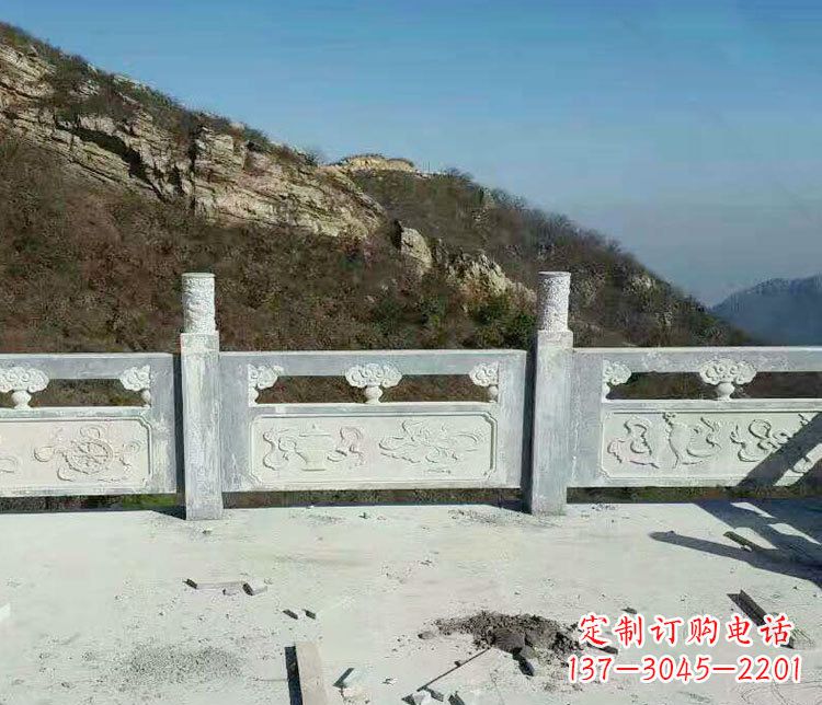 大同园林仿古石栏板景观石雕_2 (3)
