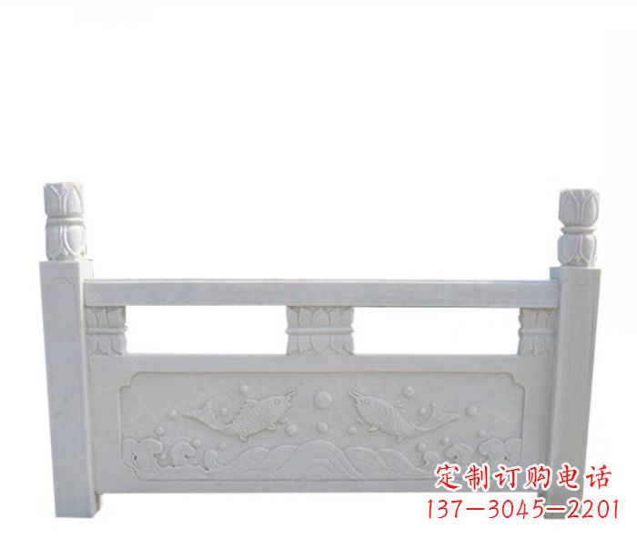 大同园林汉白玉石浮雕栏板