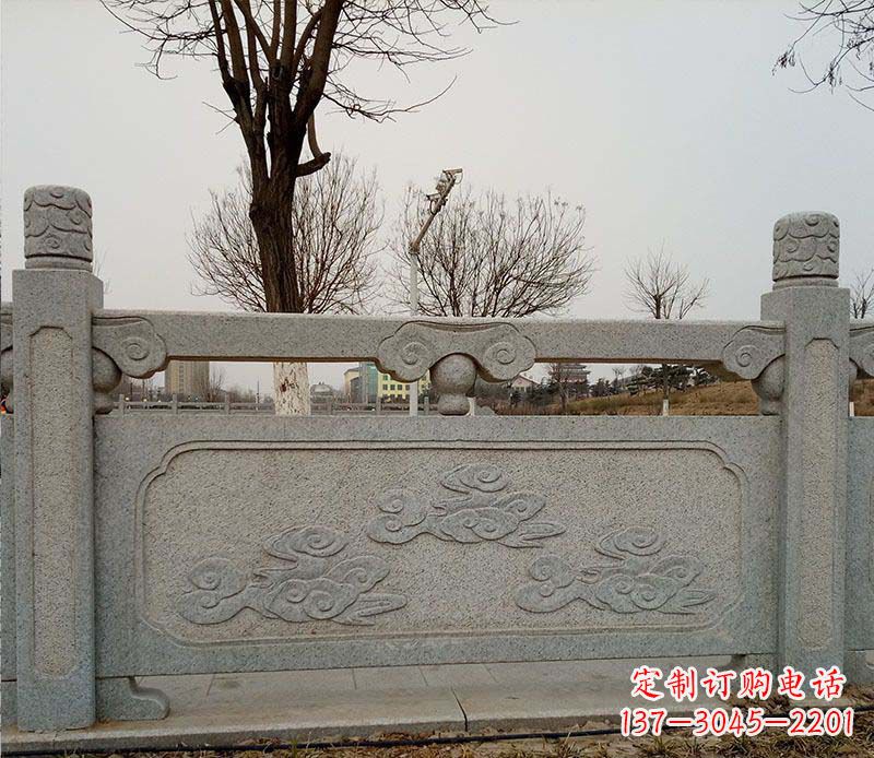 大同园林护城河石栏板景观石雕