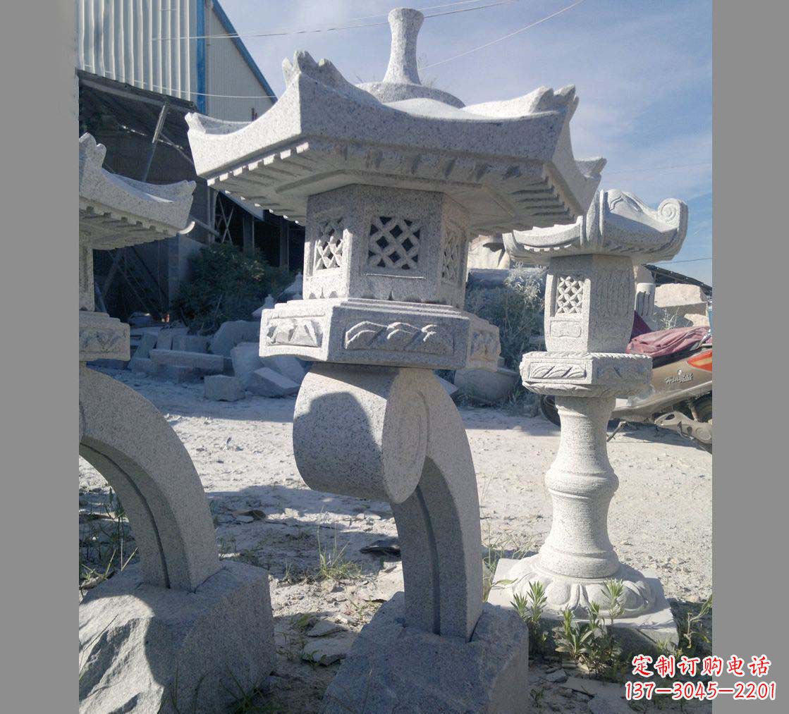 大同园林景观草坪石灯雕塑