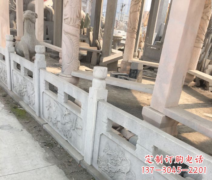 大同园林景观大理石浮雕栏板石雕