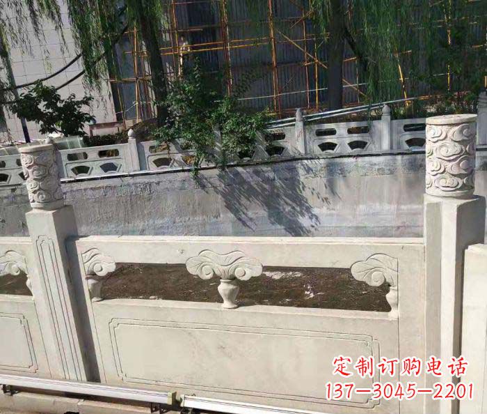 大同园林景观大理石栏板石雕 (6)