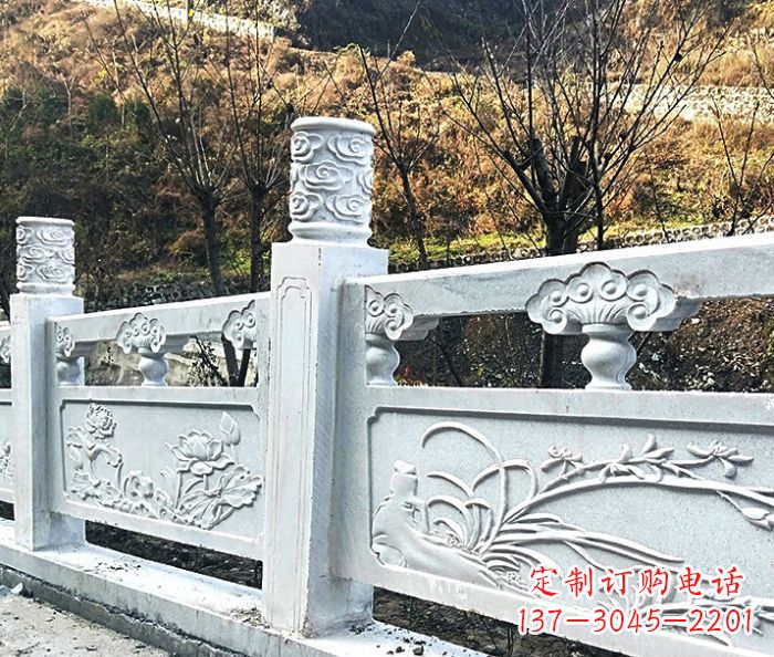 大同园林景观大理石栏板石雕 (7)