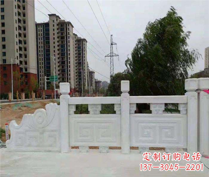 大同园林景观大理石栏板石雕 (5)