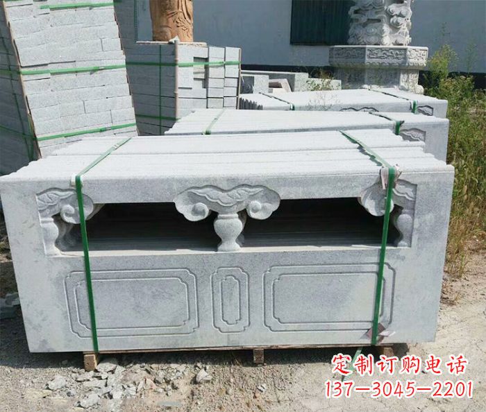 大同园林景观大理石栏板石雕 (13)
