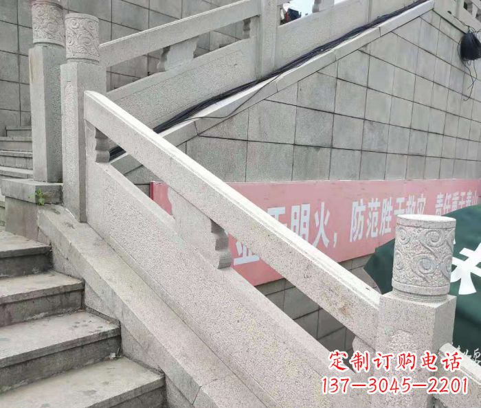 大同园林景观大理石桥栏板石雕_1 (2)