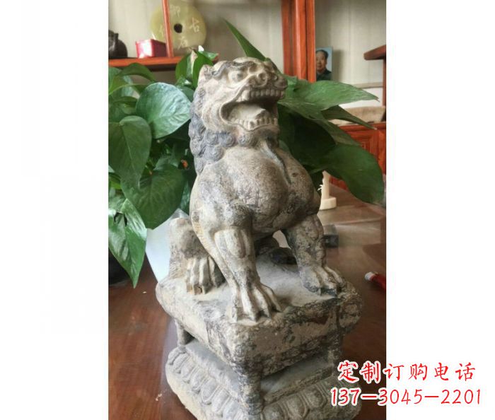 大同园林景观大理石狮子石雕