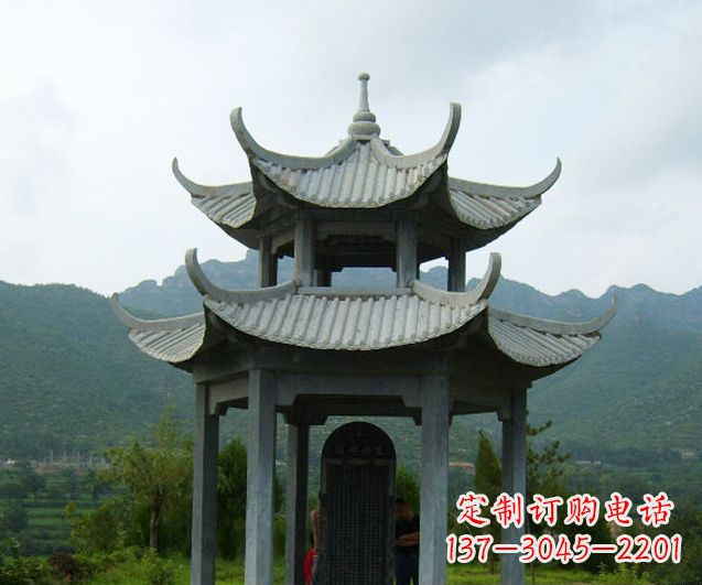 大同园林景观仿古凉亭石雕