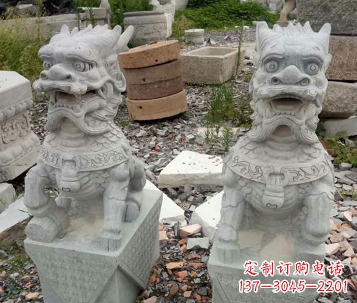 大同园林景观仿古麒麟石雕