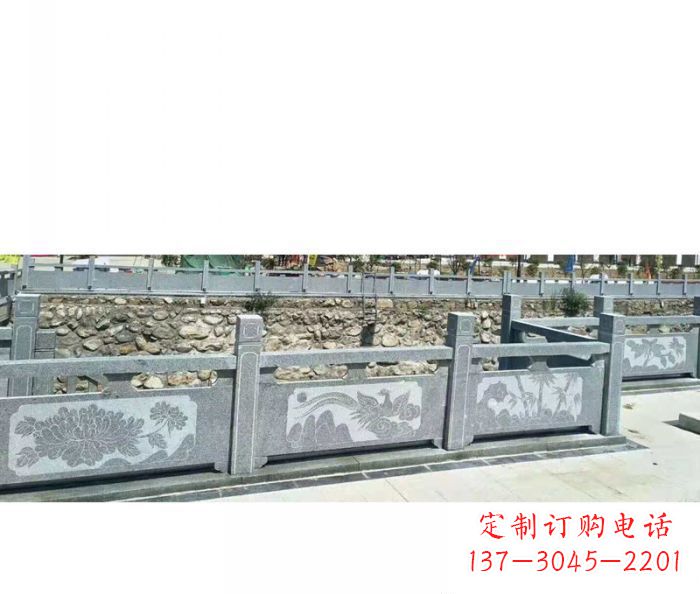 大同园林景观仿古石雕栏板 (5)