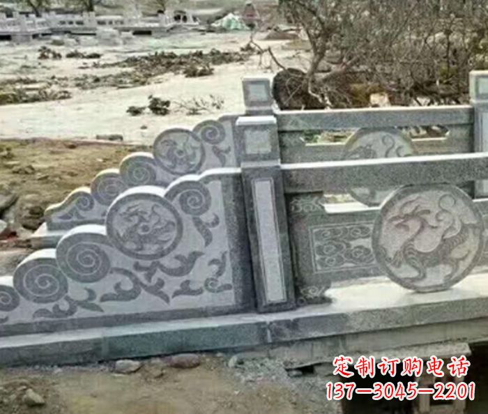 大同园林景观仿古石雕栏板 (10)